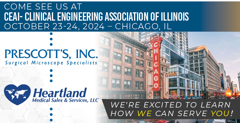 Prescott's and Heartland CEAI- Clinical Engineering Association of Illinois October 23-24, 2024 – Chicago, IL