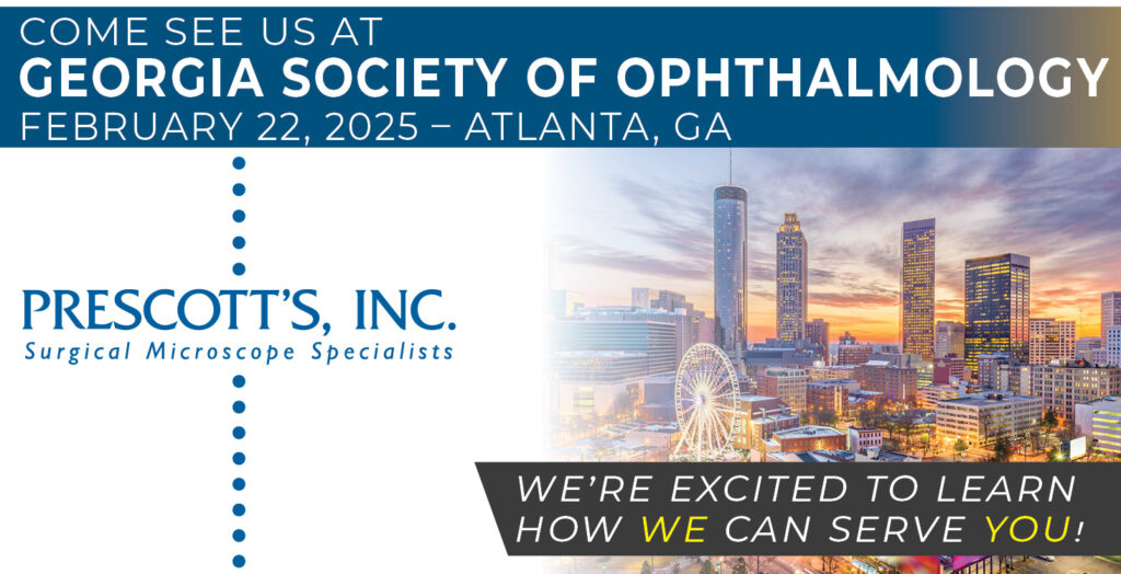 Come see us at Georgia Society of Ophthalmology February 22, 2025 – Atlanta, GA