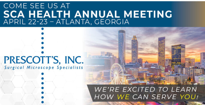 Come see Prescott's at SCA Health Annual meeting April 22-23 – Atlanta, Georgia