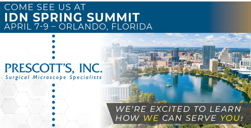 Come see Prescott's at IDN Spring Summit April 7-9 – Orlando, Florida