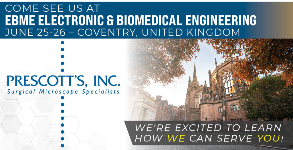 Come see us at EBME Electronic & Biomedical Engineering JUNE 25-26 – Coventry, United Kingdom