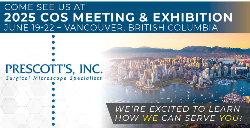 Come see Prescott's at 2025 COS Meeting & Exhibition June 19-22 – Vancouver, British Columbia