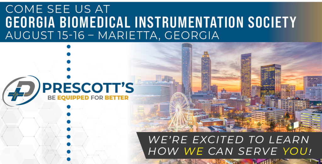 Come see us at Georgia Biomedical Instrumentation Society August 15-16 – Marietta, Georgia