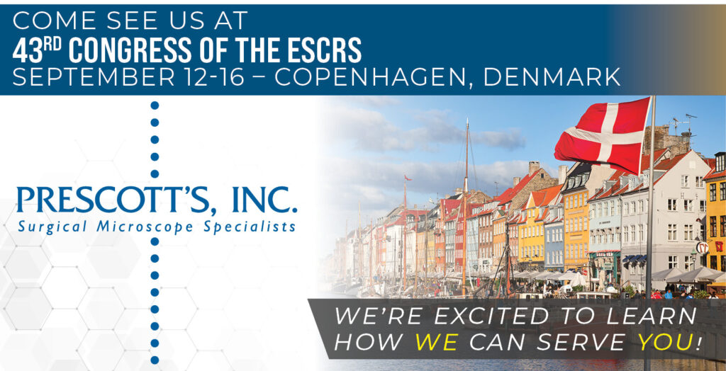 Come see us at 43rd Congress of the ESCRS September 12-16 – Copenhagen, Denmark