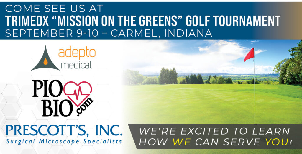 Come see us at Trimedx “Mission on the Greens” Golf Tournament September 9-10 – Carmel, Indiana