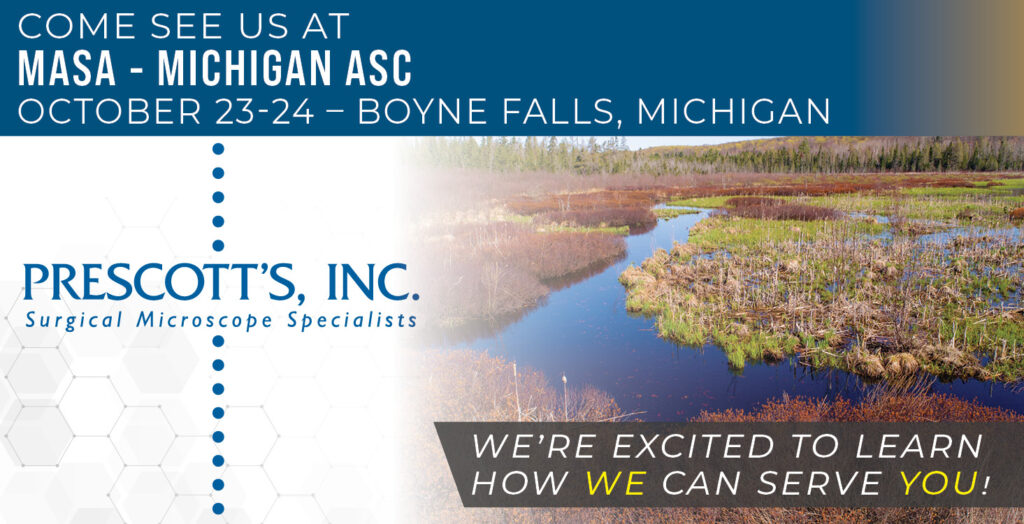 Come see us at MASA - Michigan ASC October 23-24 – Boyne Falls, Michigan