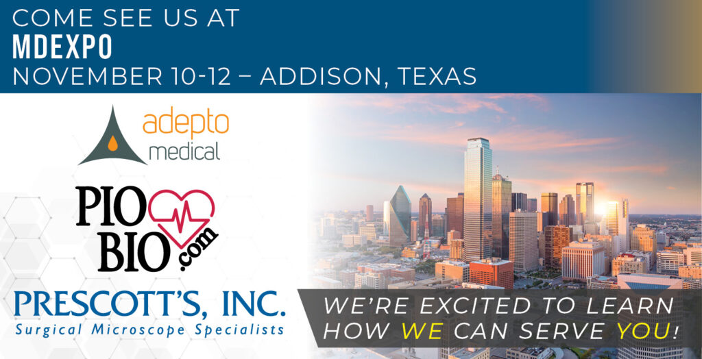 Come see us at MDExpo November 10-12 – Addison, Texas