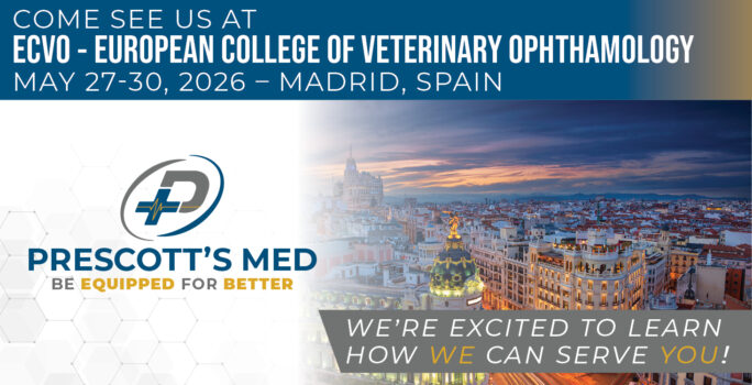 Come see us at ECVO - European College of Veterinary Ophthamology May 27-30, 2026 – Madrid, Spain